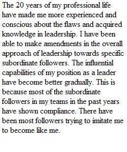 Leadership Biography